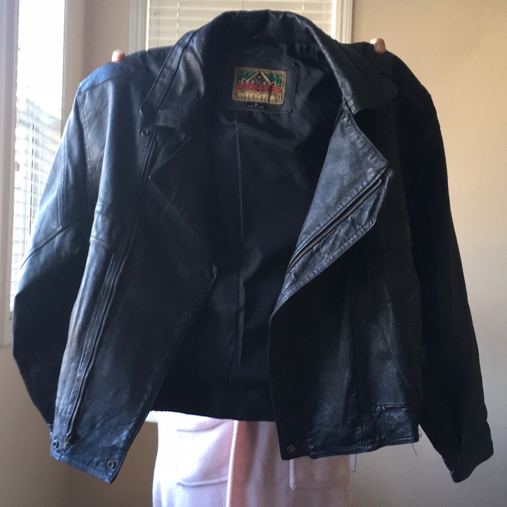 Men’s bikers jacket leather
